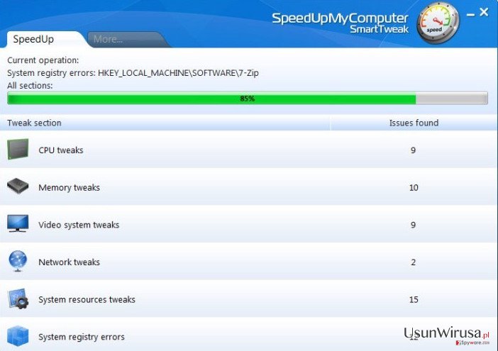 SpeedUpMyComputer snapshot SpeedUpMyComputer snapshot