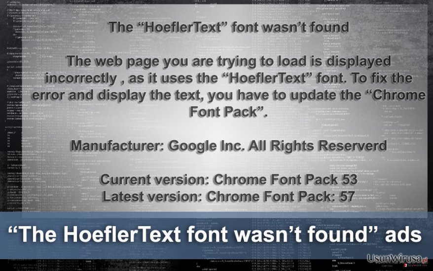 Reklamy “The HoeflerText font wasn’t found” snapshot Reklamy “The HoeflerText font wasn’t found” snapshot