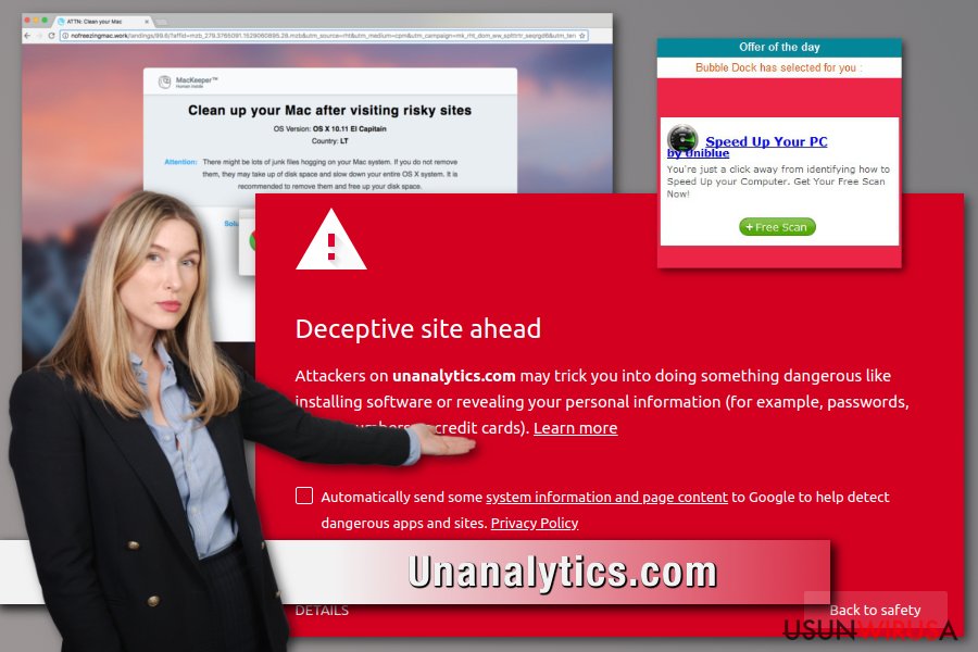 Adware Unanalytics.com