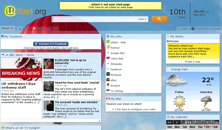 uStart.org snapshot uStart.org snapshot