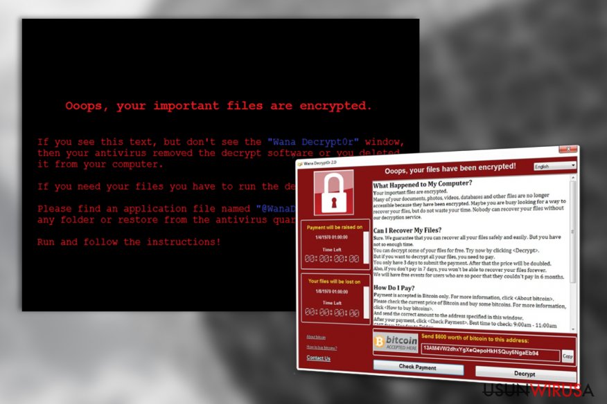 Wirus WanaCrypt0r Wirus WanaCrypt0r