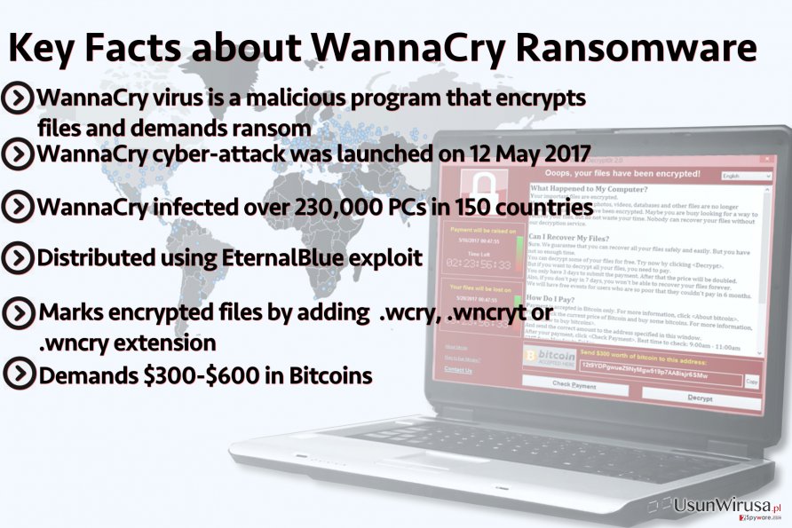 Fakty na temat oprogramowania WannaCry Fakty na temat oprogramowania WannaCry