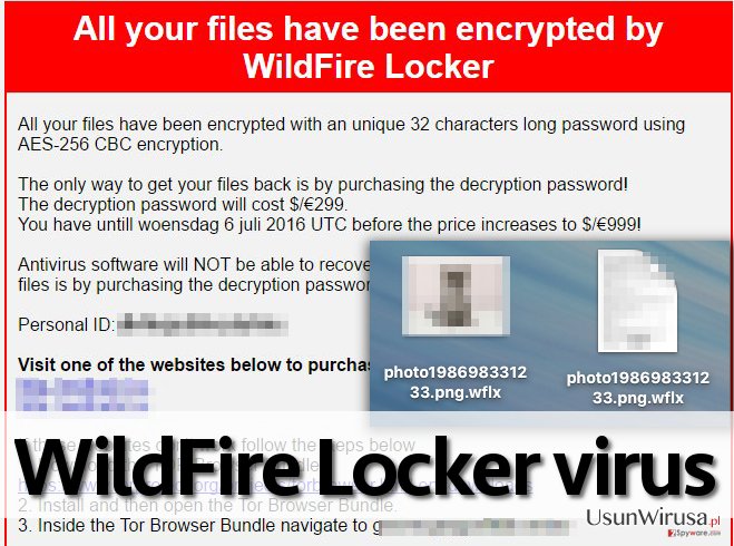 Wirus WildFire Locker ransomware snapshot Wirus WildFire Locker ransomware snapshot