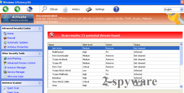 Windows Efficiency Kit snapshot Windows Efficiency Kit snapshot