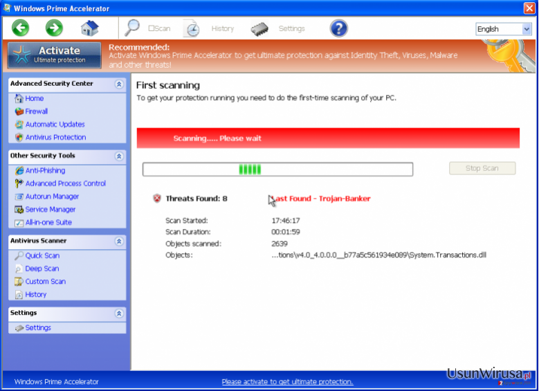 Windows Prime Accelerator snapshot Windows Prime Accelerator snapshot
