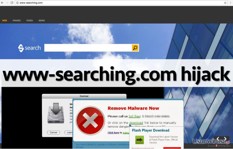 Wirus www-searching.com snapshot Wirus www-searching.com snapshot