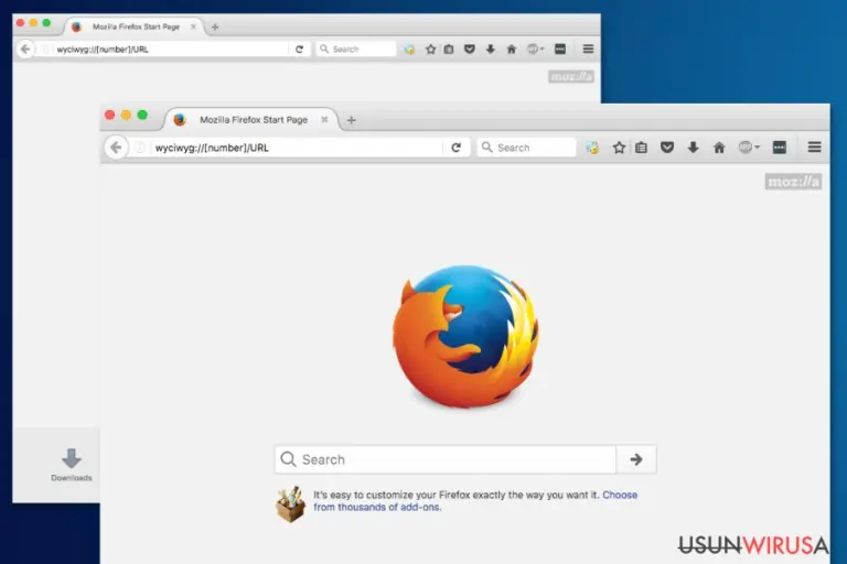 The example of Wyciwyg redirect issue
