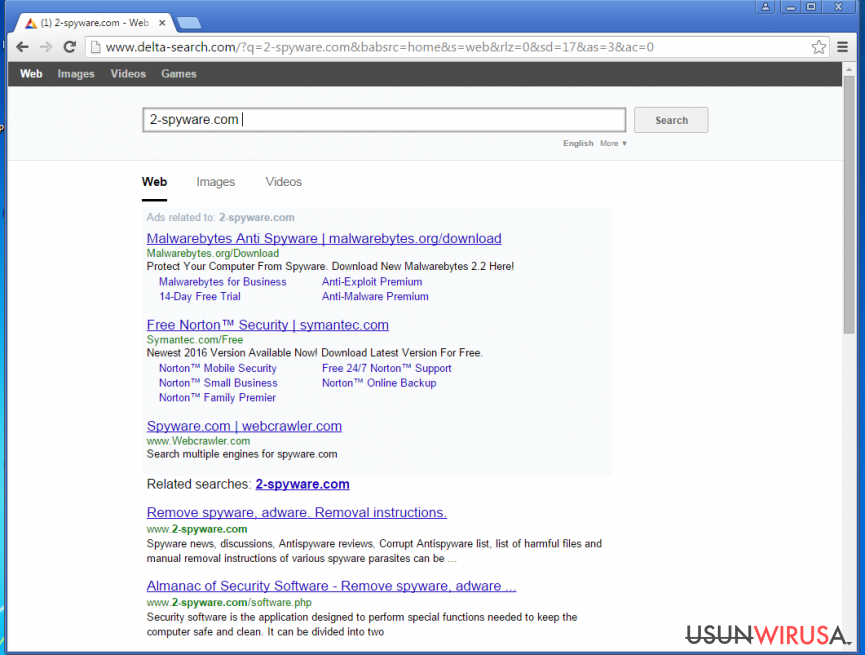 Wirus Yahoo Redirect snapshot Wirus Yahoo Redirect snapshot