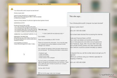 Wirus Your Windows (Microsoft) Computer has been blocked