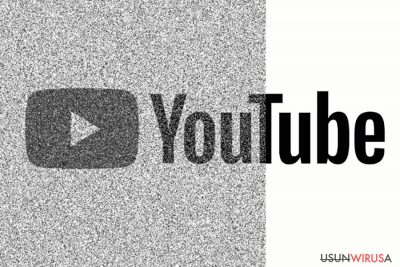 Przedstawienie uszkodzonej strony Youtube